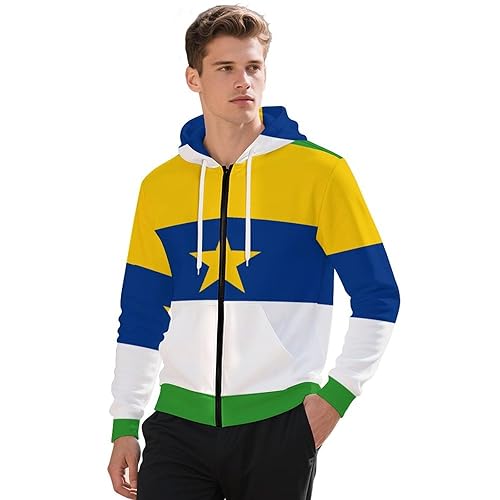 Felpa con Zip E Cappuccio Felpe con Zip Africa Centrale