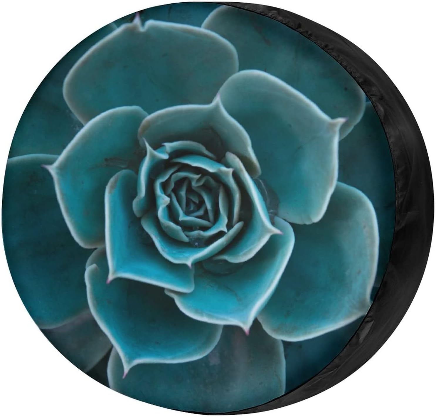 Delerain Spare Tire Cover with Backup Camera Hole Colorful Autumn Flowers Wheel Covers Waterproof Dust-Proof UV Sun Universal Fit for RV Trailer RV SUV Truck (18 Inch for Diameter 32"-34")