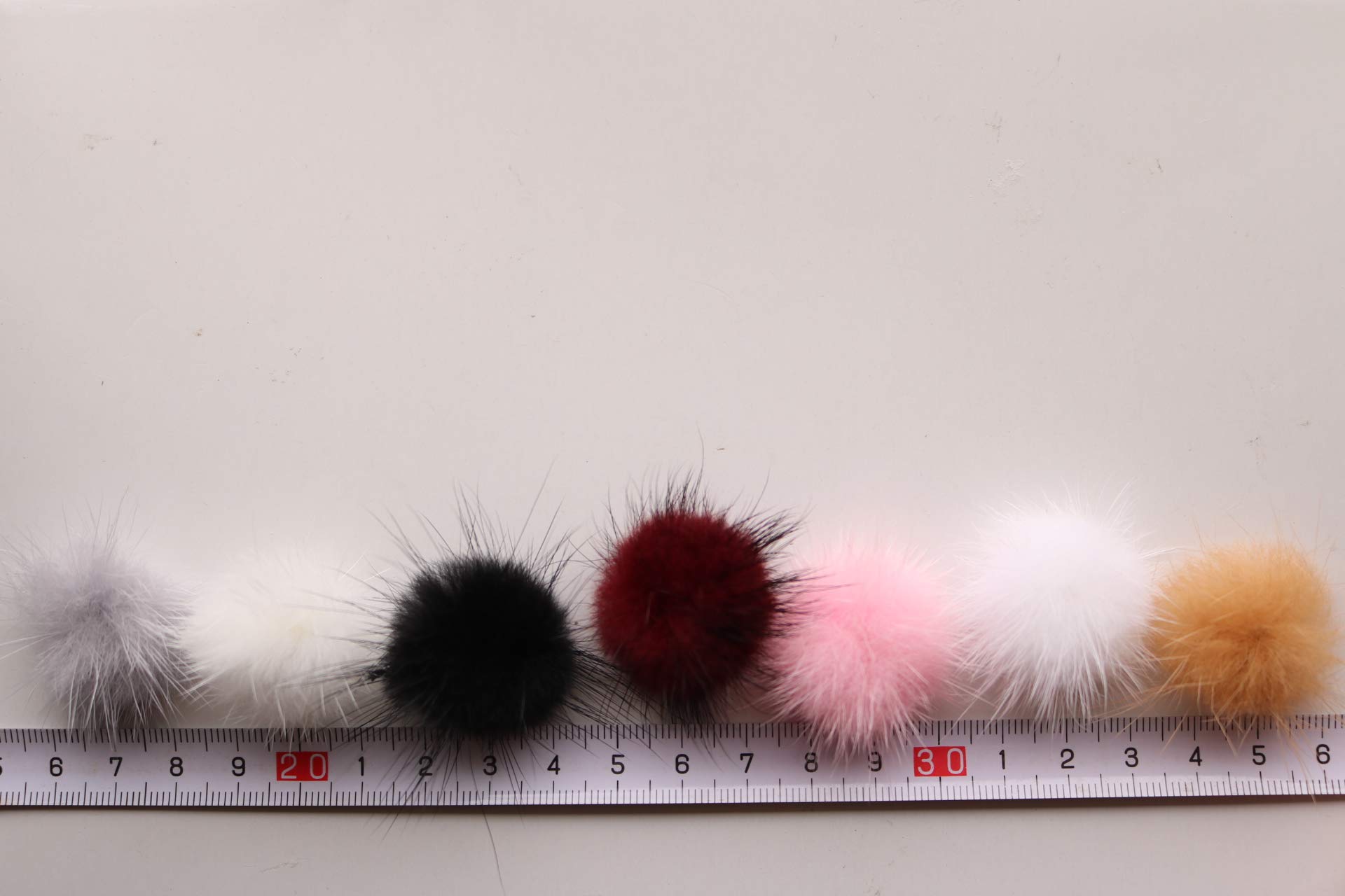 Amazon | 【ハンドメイド素材店】3.0cm・黒 ブラック10個 ふわふわ