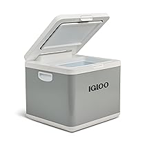 IGLOO IH45 frigo portatile ibrido a compressore 45L – 12V & 230V, frigorifero elettrico per auto, campeggio, camper e barca – mini frigo ibrido con alta efficienza & funzionamento silenzioso
