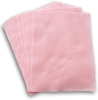 Felt Sheets Craft Sewing DIY Set - Solid Color Sheet Packs - 9 x 12 inches - 8 Ct (Baby Pink)