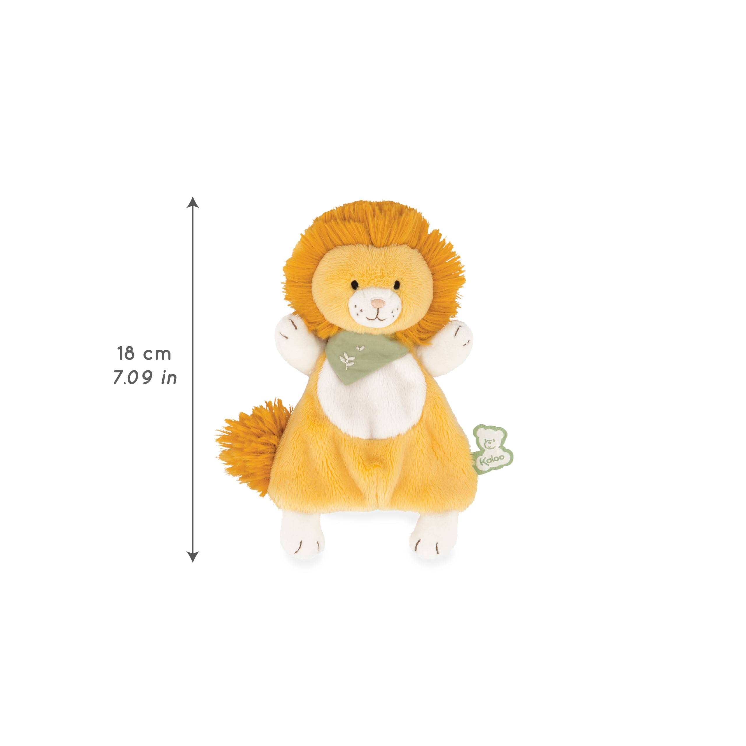 KALOO - Les Amis - Doudou Leone Nougat - 18 cm - Giallo - Materiale Ultra Soffice - dalla Nascita, K224009