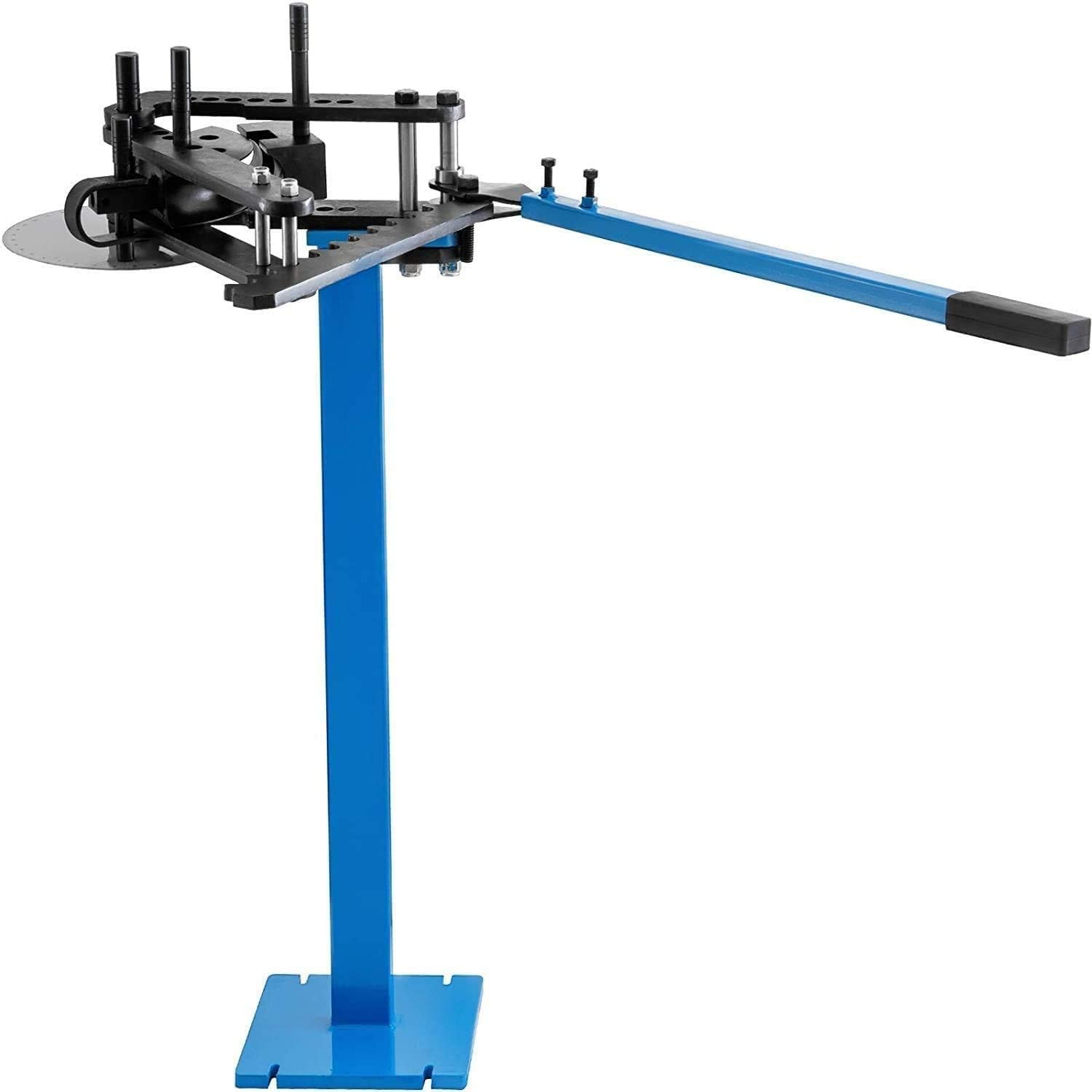 VEVOR Tube Bender Max Bending, 1"", 1.5"" & 1.75"" Bending Capacity Heavy Duty Metal Pipe and Tube Notcher With 3 Dies, Metal Working Tools and Equipment Tube Pedestal Bender