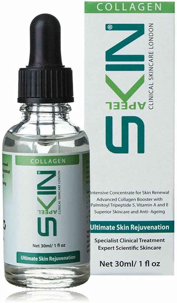 Collagen Face Serum SKINAPEEL® Anti Aging Serum for Face & Neck 30ml, Anti Wrinkle Boosting Complex Facial Serum