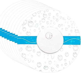 LiangMaiPack of 30 Freestyle Libre 3 Plasters for 3 Sensors, Transparent without Glue in the Centre, Self-Adhesive, Waterproof, Skin-Friendly Plasters, 14 Days, 3 Libre Patch Sports Plasters