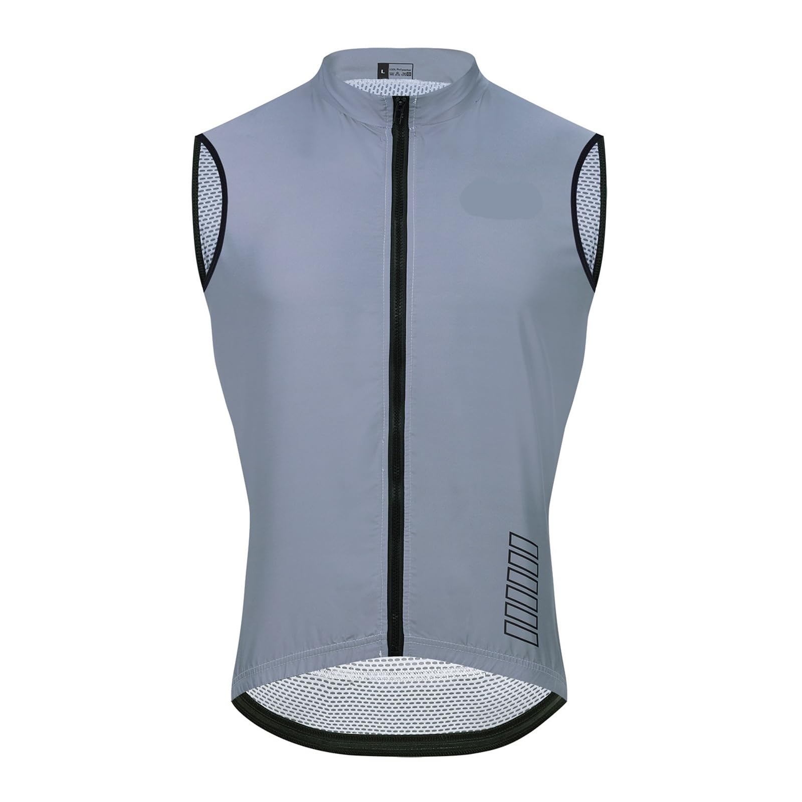 Chaqueta Ciclismo sin Mangas Chalecos Reflectantes for Ciclismo de Hombre(Color 2,M)