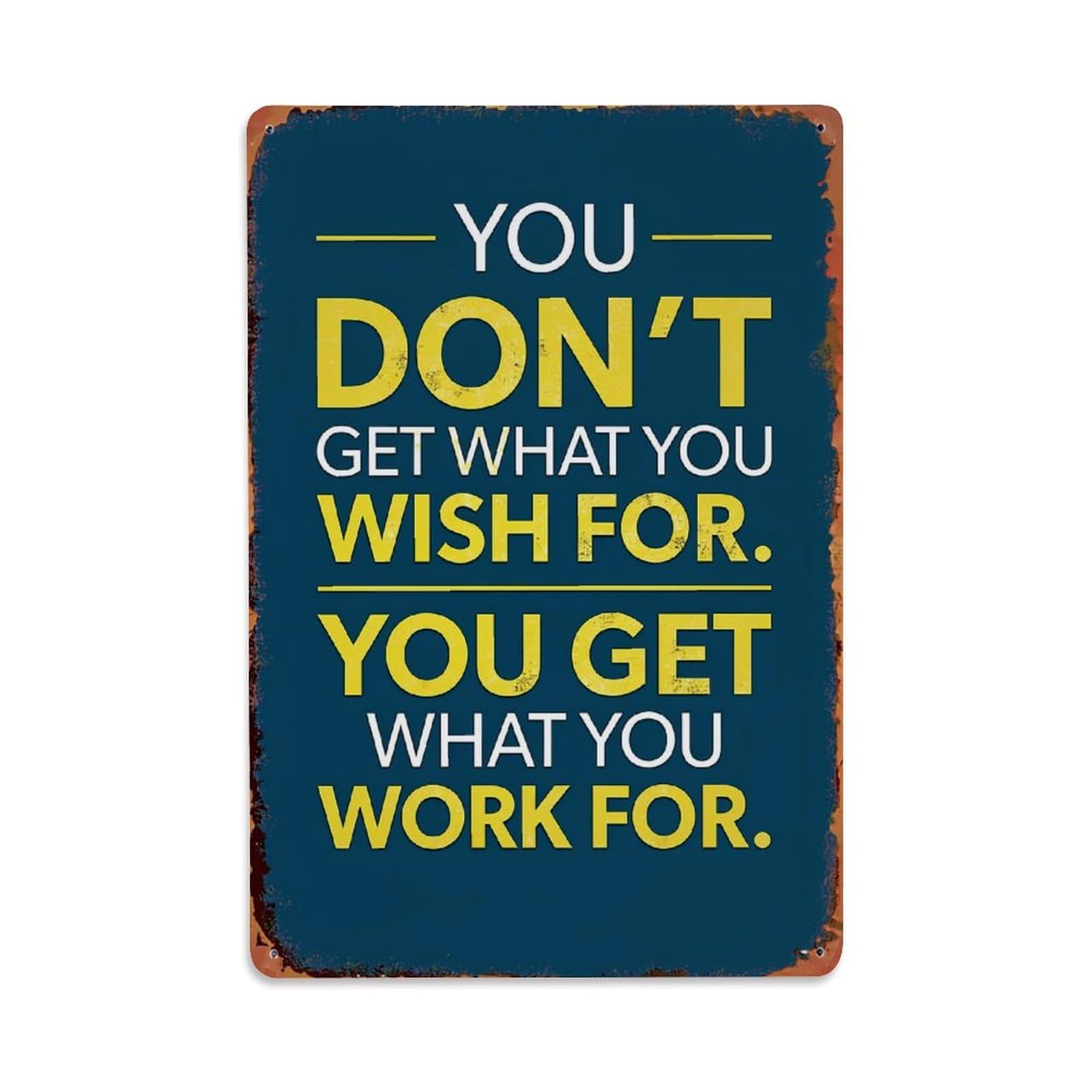 You Dont Get What_1 Retro Metal Tin Sign, Vintage Metal Poster for home, Gaming Room, Studio Workshop,Bar,Garage Wall Art Decor 8x12 Inch