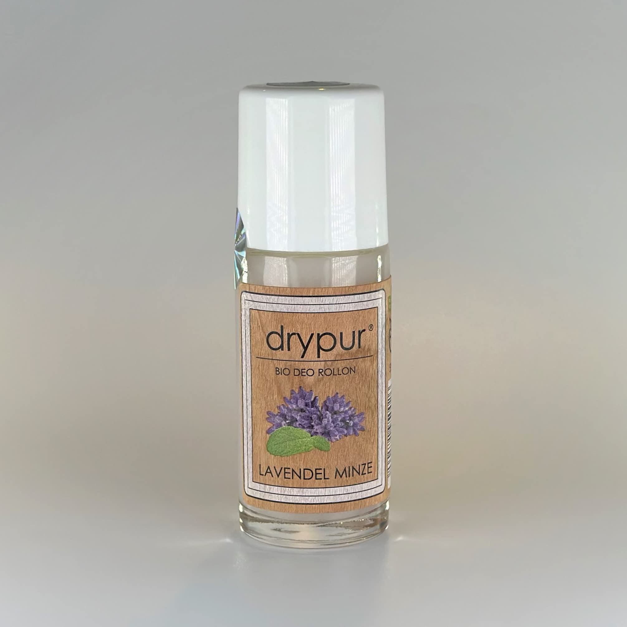 Drypur BIO DEO Rollon – Lavendel Minze, 100 % Natürlich, Vegan