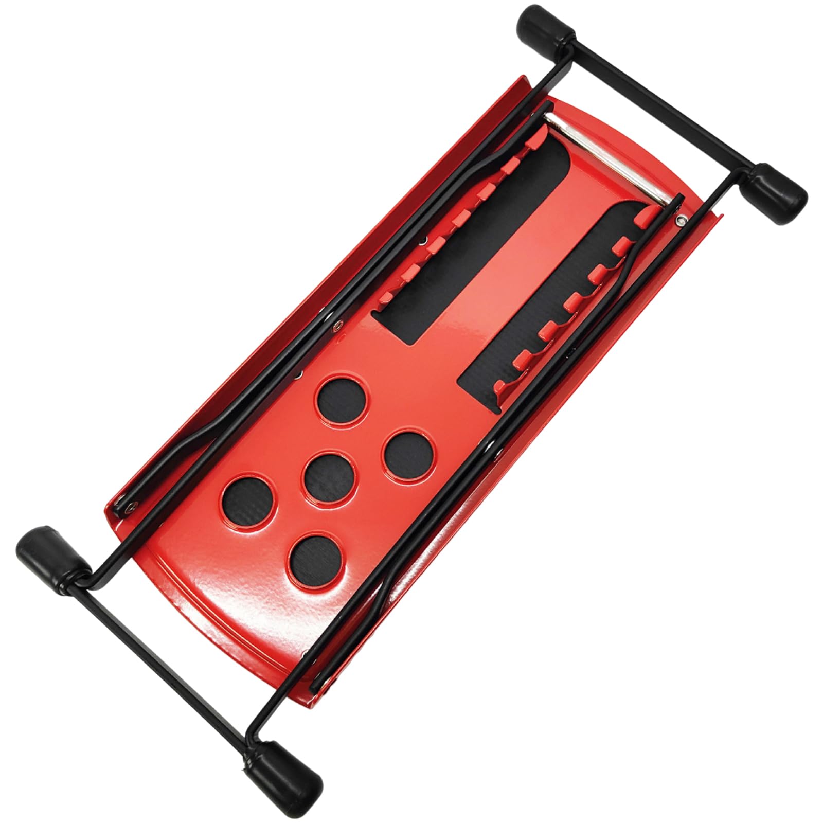 Foldable Guitar Footstool With 6 Adjustable Heights Portable Steel Frame And Slip Rubber Base For Acoustic Electric Bass
