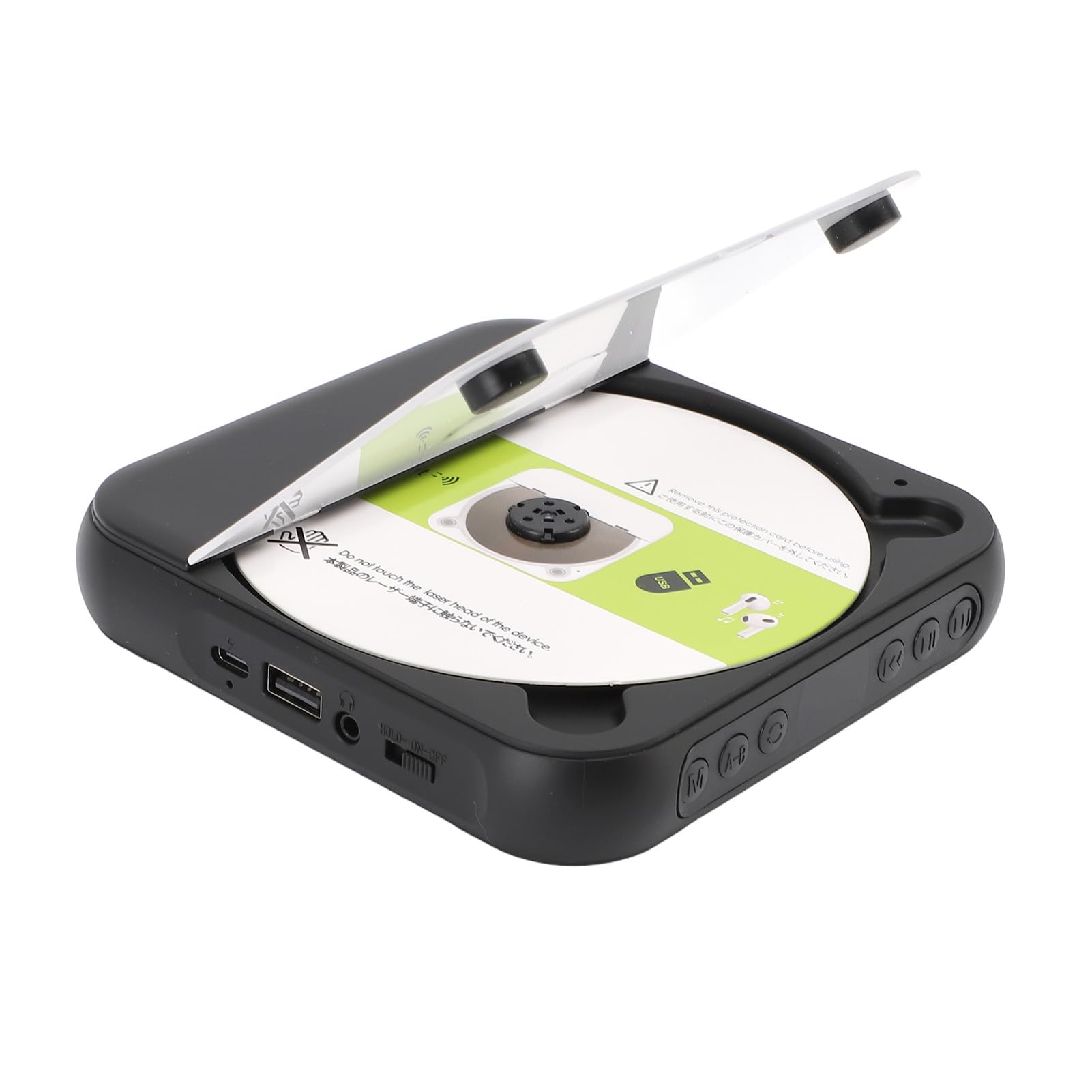 Retro Portable CD Odtwarzacza CD, Odtwarzacz Muzyki Podwójnej Głośniki, Obsługuje CD USB Wkład Aux do Domu ćwiczeń Samochodowych