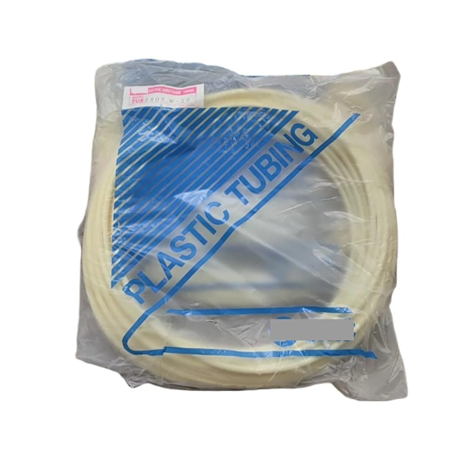 Tubo de Poliuretano TUS0805W-20 y manguera neumática de 20 metros para aire comprimido