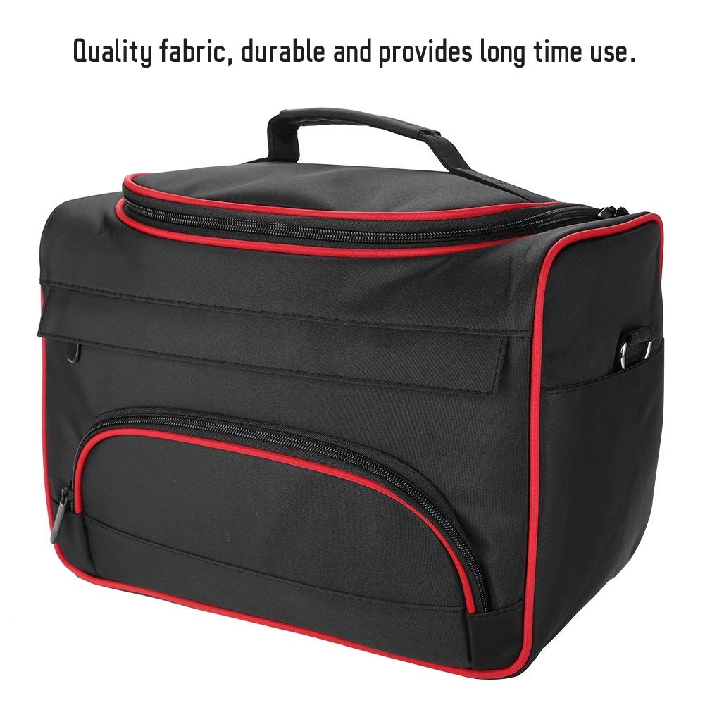 Petyoung Große Kapazität Pro Friseur Haar Ausrüstung Salon Werkzeug Tragetasche Reise Aufbewahrungstasche Tasche Schönheitssalon Werkzeug Aufbewahrungstasche (Color : Black)