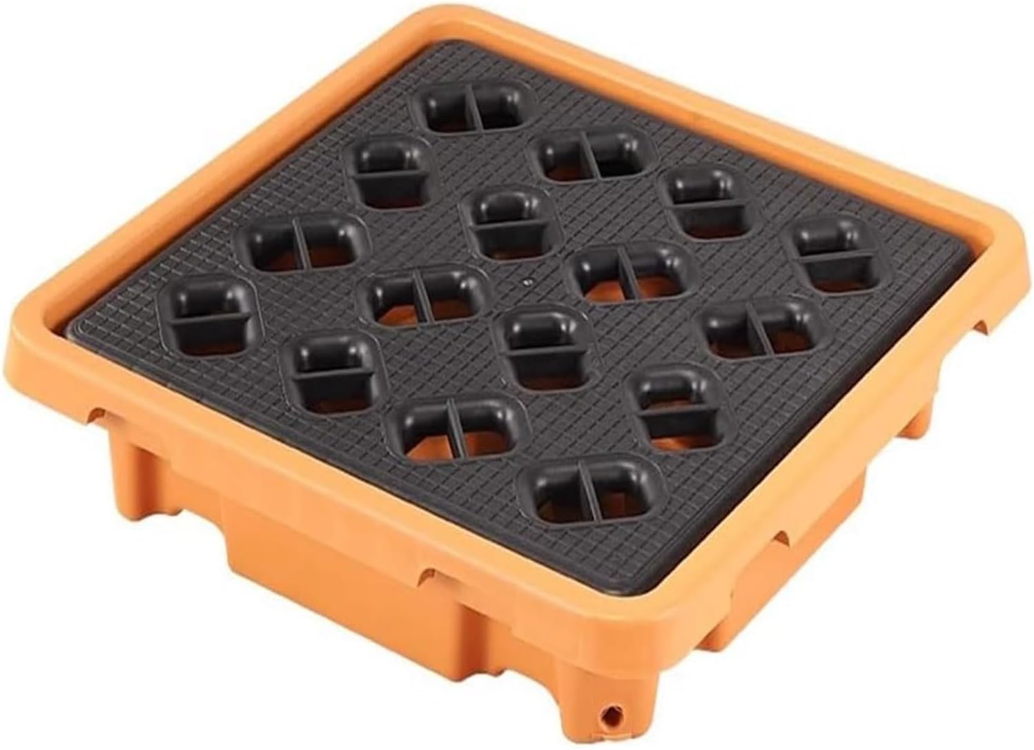 Spill Tray, Containment Pallet, Modular Platform, Anti-leakage Container Storage(67.5x67.5x15cm)