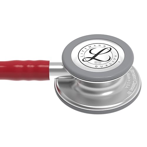 Miniatura 13 de 3M Littmann Classic III - Estetoscopio de monitoreo 5630, 2 veces más volumen*, menos peso**, campana de acero inoxidable, 27 pulgadas, tubo azul