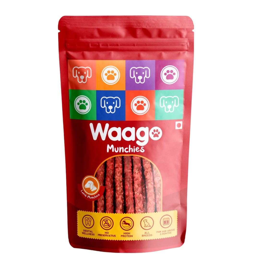 Waago Dog Chew Lamb Munchies 500 gm (B0CB6G8T51) Amazon Price History, Amazon Price Tracker