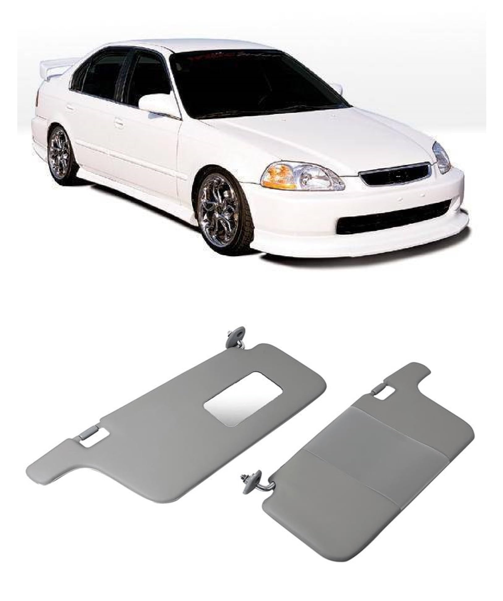 Amazon.com: Left & Right Sun Visor Replacement for Honda Civic