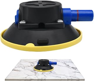 Suction Cups for Glass, Hand Pump Suction Vacuum Cup, Hand Pump Suction Cup with High Load-Bearing Stability and Strong Suction Power for Flat and Curved Surfaces Riastvy
