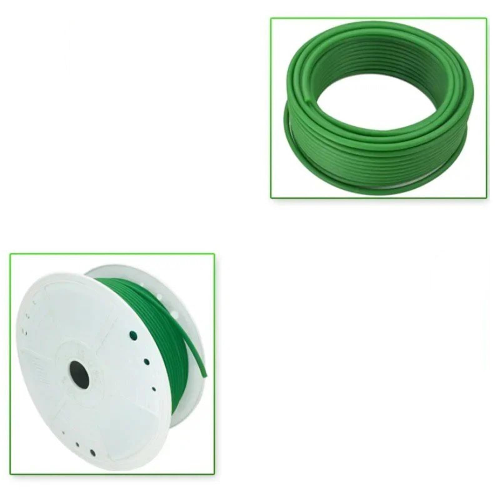 Cinghie Poly-V 1,5 2 2,5 3 3,5 4 5 6 7 8 10 12mm Nastri Trasportatori In Poliuretano Verde Rotondo Cinghia Trasmissione In PU Diametro Del Cavo Fusibile