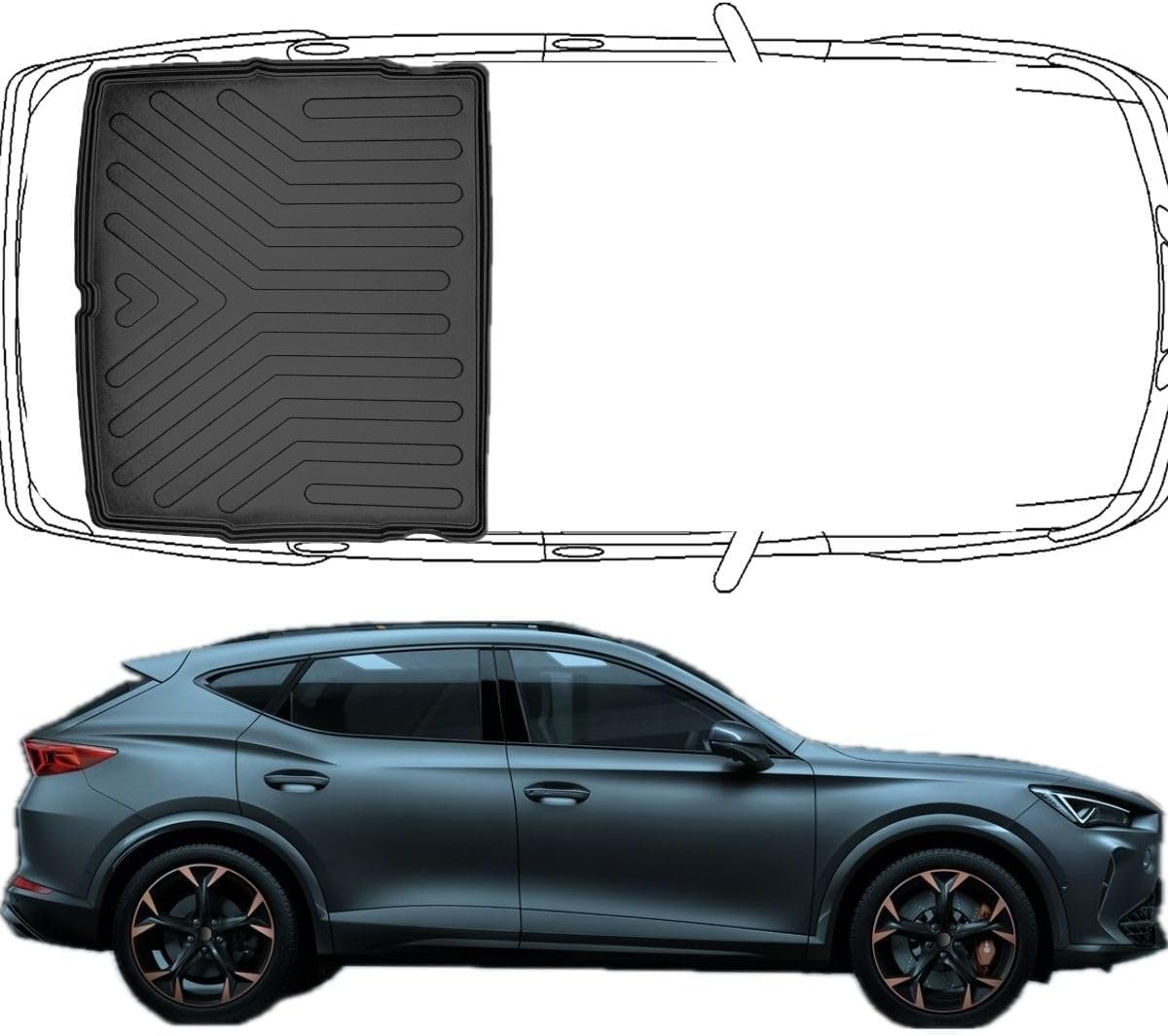 Trimak Górna mata do bagażnika 3D do Cupra Formentor od 2020