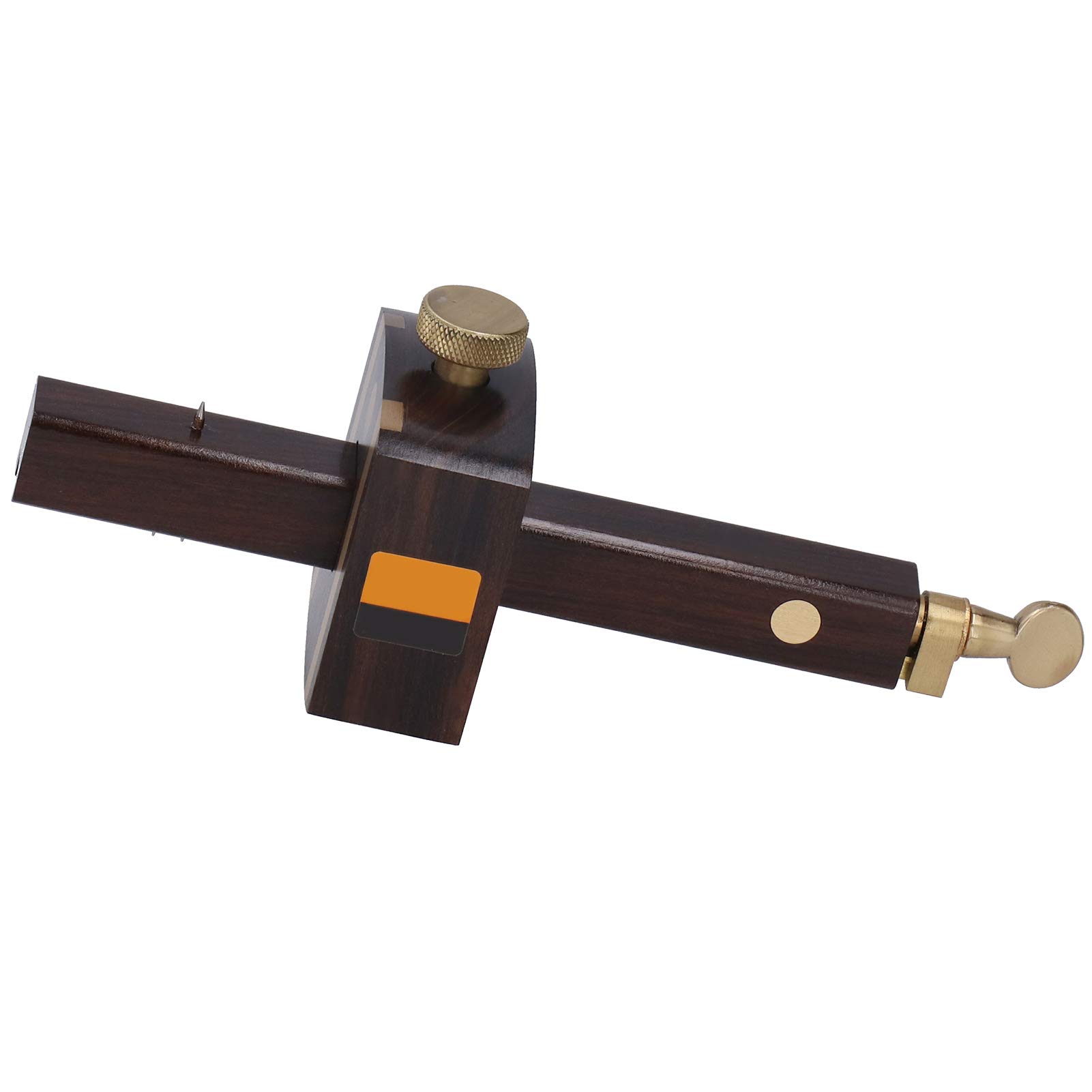 Fafeicy per Tracciare Ebano Ottone Tracciatore Lineare 8in, Misuratore per