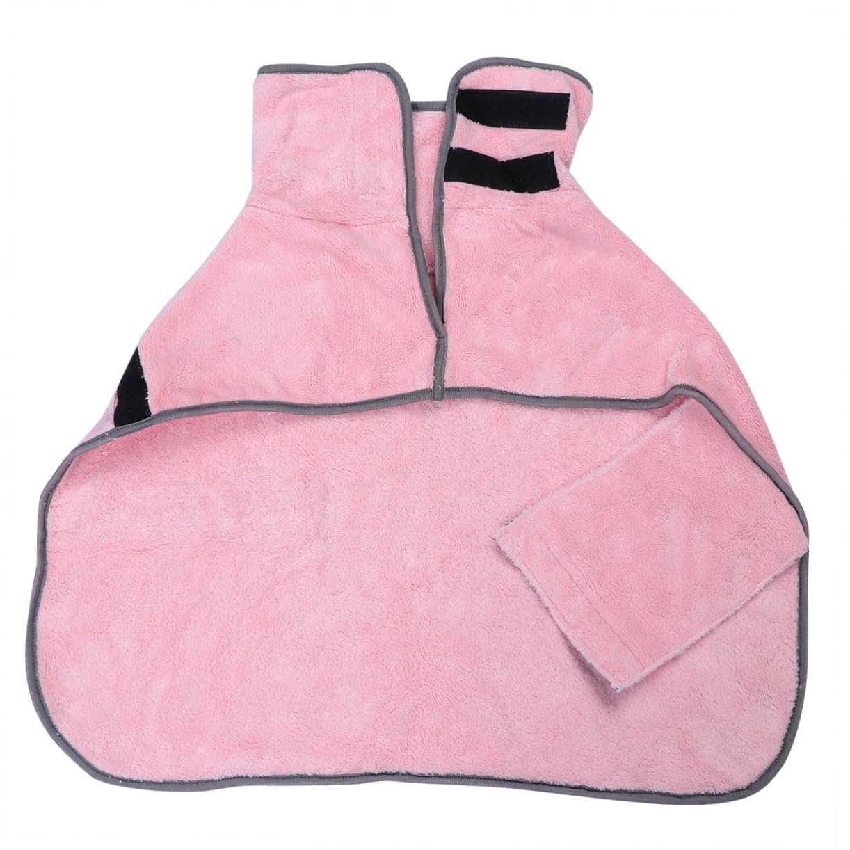 Didiseaon 3pièces Peignoir pour Animaux De Compagnie Super Absorbant Serviette De Bain pour Séchage Rapide Après Le Bain Plusieurs Couleurs Disponibles