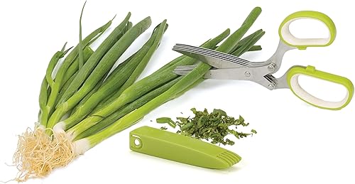 Miniatura 2 de Tijeras RSVP International, herramienta de cocina para frutas y verduras, apto para lavavajillas, color verde