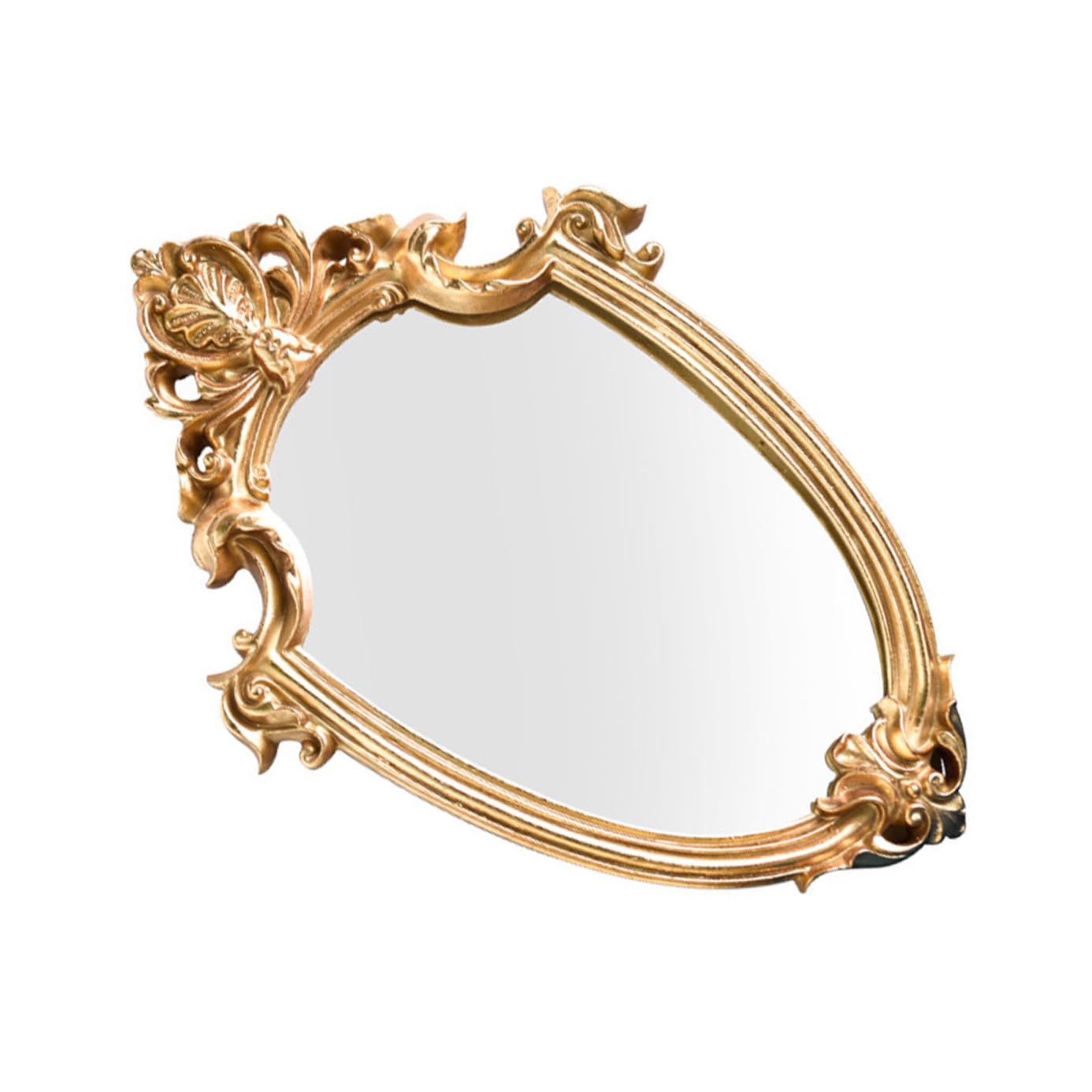 Miroir rétro de style européen pour créer une ambiance de cour élégante dans votre salle de bain