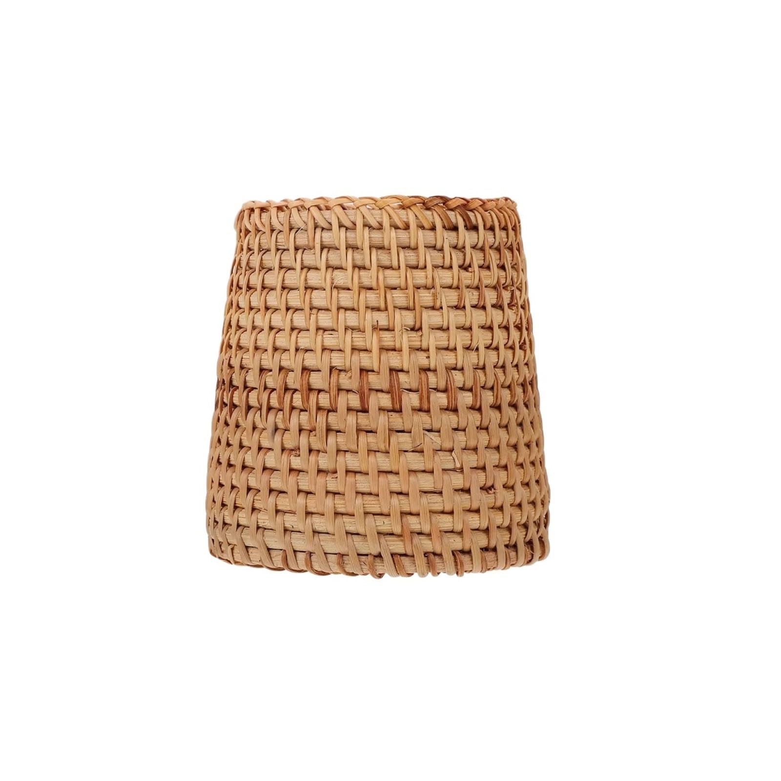 LXHZSY Desk Organiser 1pc Wooden Pen Holder Wood Woven Storage Basket Desktop Ganizer Compact Size Simple Color Matching Strong Exquisite(Khaki9X9X10CM)