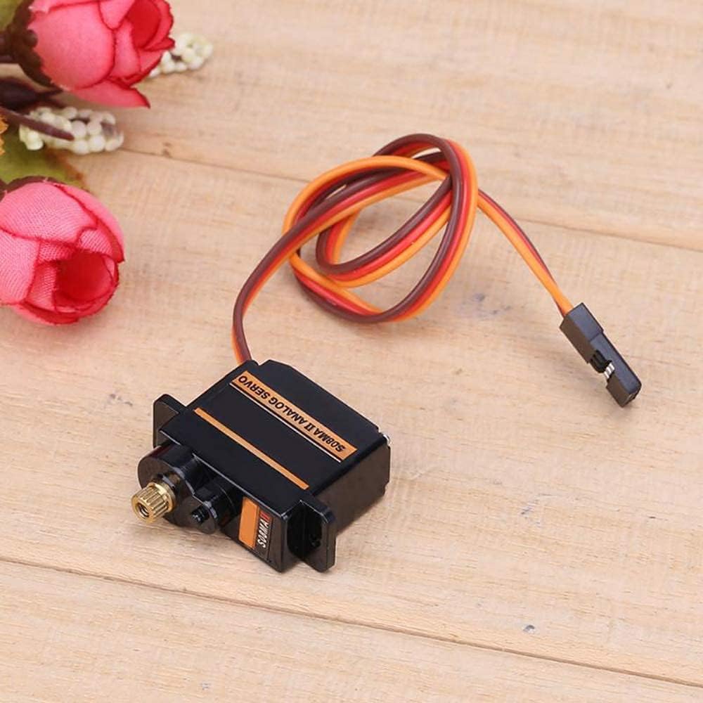 Grelume 4 pezzi ES08MA II 12g Mini Metal Gear Analog Servo Macchina stabile antiurto compatibile per modello RC