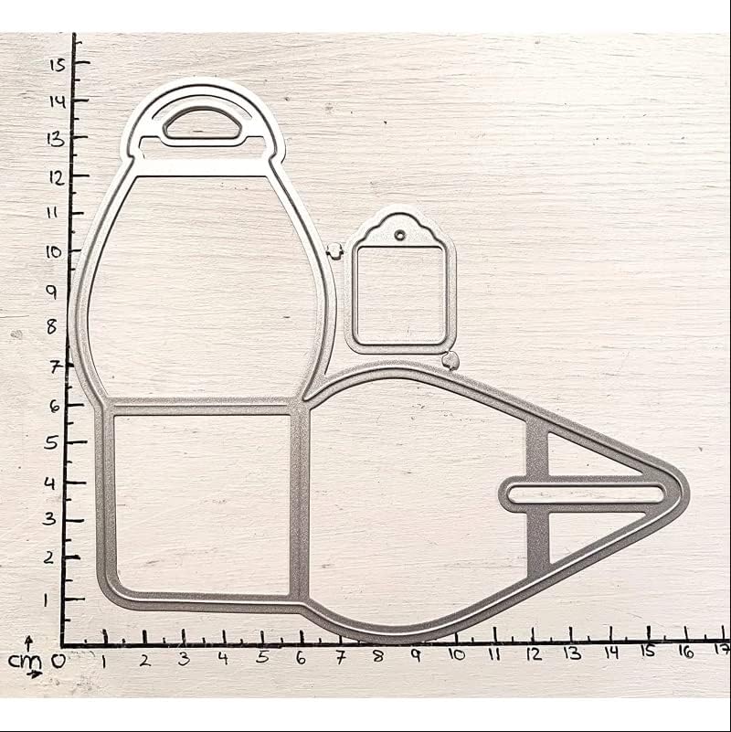 Miniatura 3 de Paquete de caja de regalo, troqueles de metal, troqueles de corte, paquete de caja de regalo, tarjetas de papel, plantillas cortadas para bricolaje,