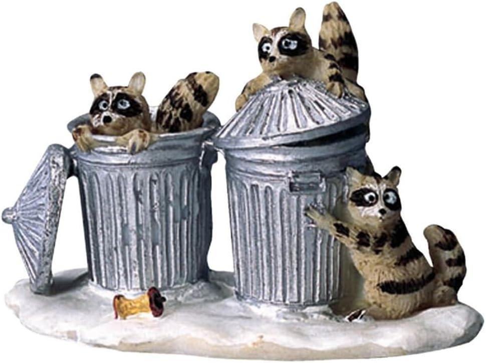 Lemax Village Collection Racoon Trash Bandits #42878