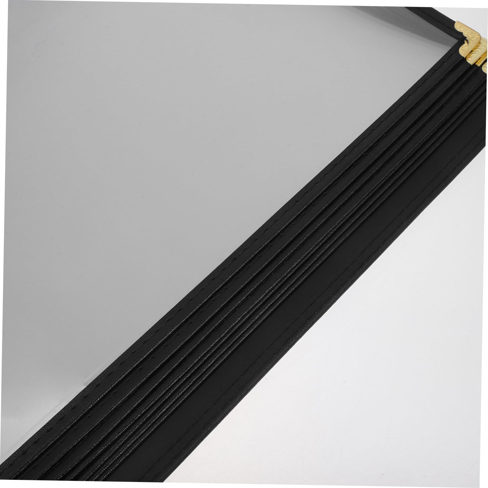 Cabilock Carpeta de Menú de Pvc Transparente, Libro de Recetas para Restaurante, Resistente al Desgaste y Fácil de Limpiar, Adecuado para Bar y Comedor