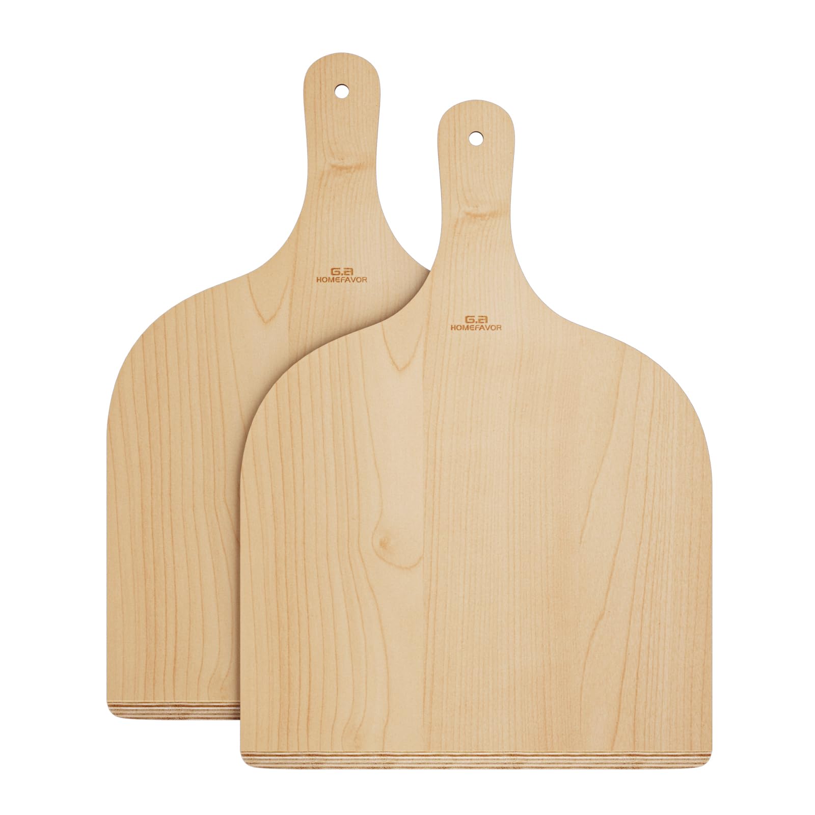 Pizza Peel With Long Handle, Bamboo Pizza Spatula Bevelled
