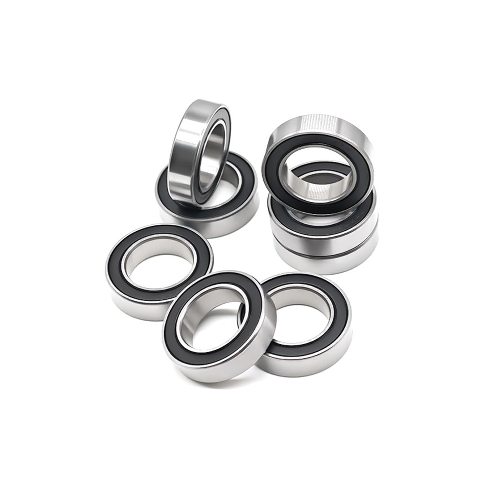 Lot de 10 roulements à billes MR17287-2RS MR17287 17287 17287RS 17 x 28 x 7 mm pour réparation de roulements à billes de pédalier