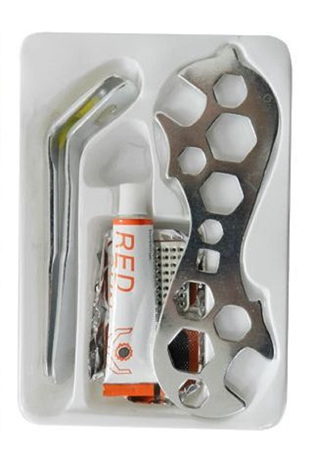 12pc Bike Tire Repair Kit Bicycle Cycle Tube Puncture Patch Levers Spanner Tool- 1Kit