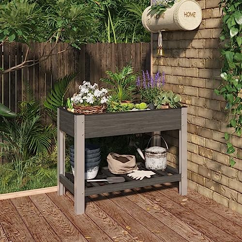 Jardineras Grandes Exterior Madera Marca NQJIBUE