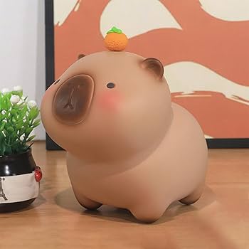 Amazon.co.jp: 貯金箱 かわいいカピバラの貯金箱 ノベルティ貯金箱