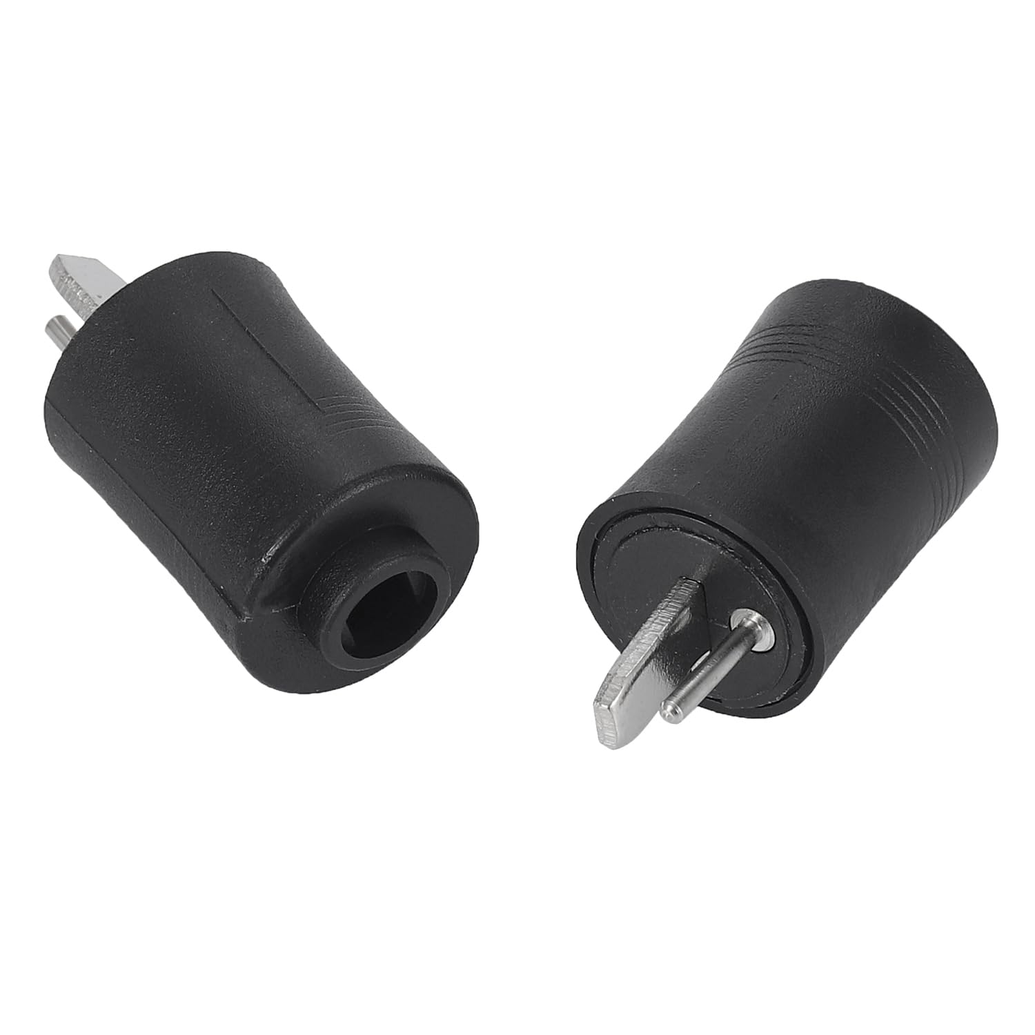 Greluma 8 Pièces Prise de haut-parleur mâle DIN 2 broches, connecteur de câble de haut-parleur HiFi mâle, aucune soudure requise