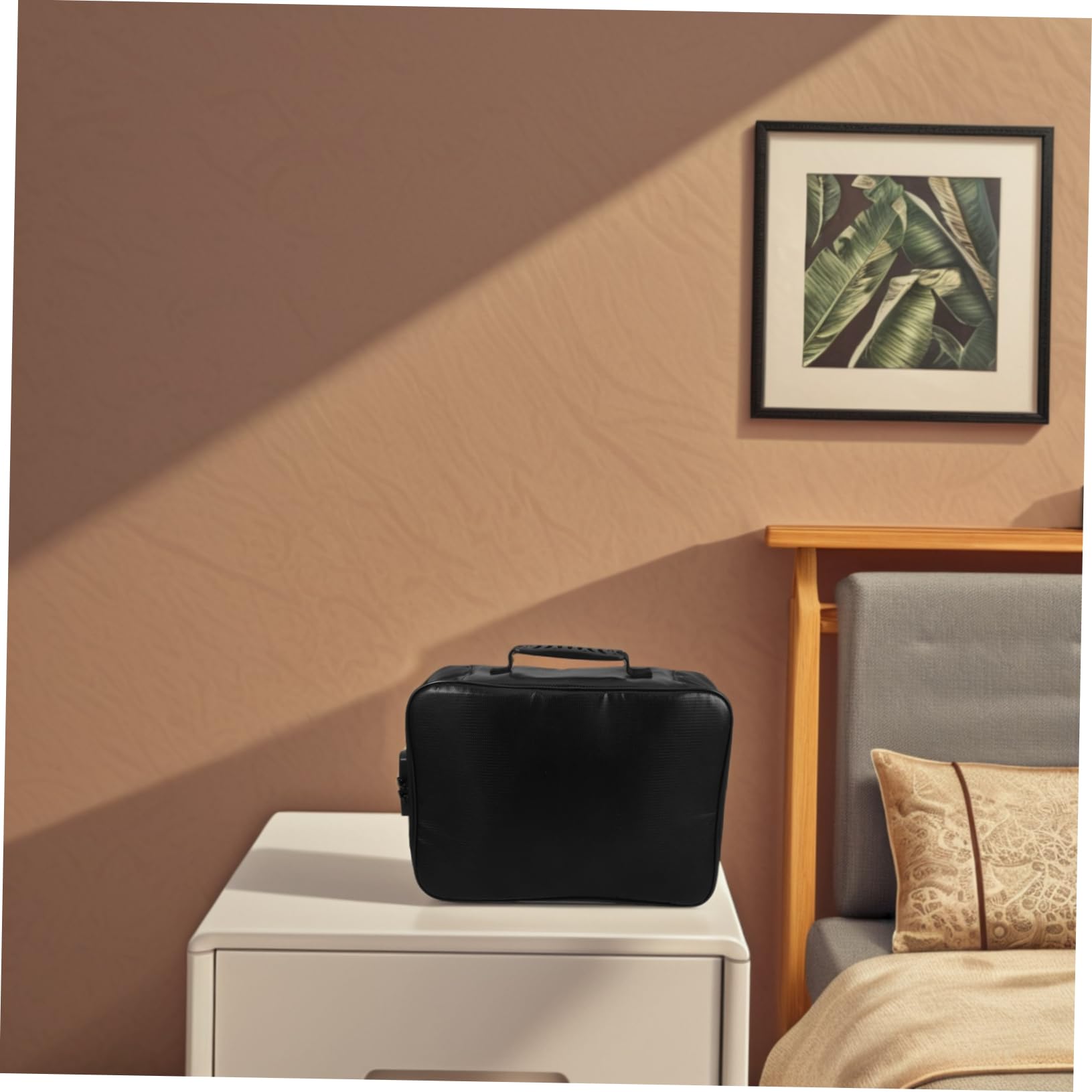 Mipcase Borsa per Documenti Ignifuga, Organizza Documenti con Serratura e Manico, Multistrato, per Certificati e Carte Importanti, Uso Domestico