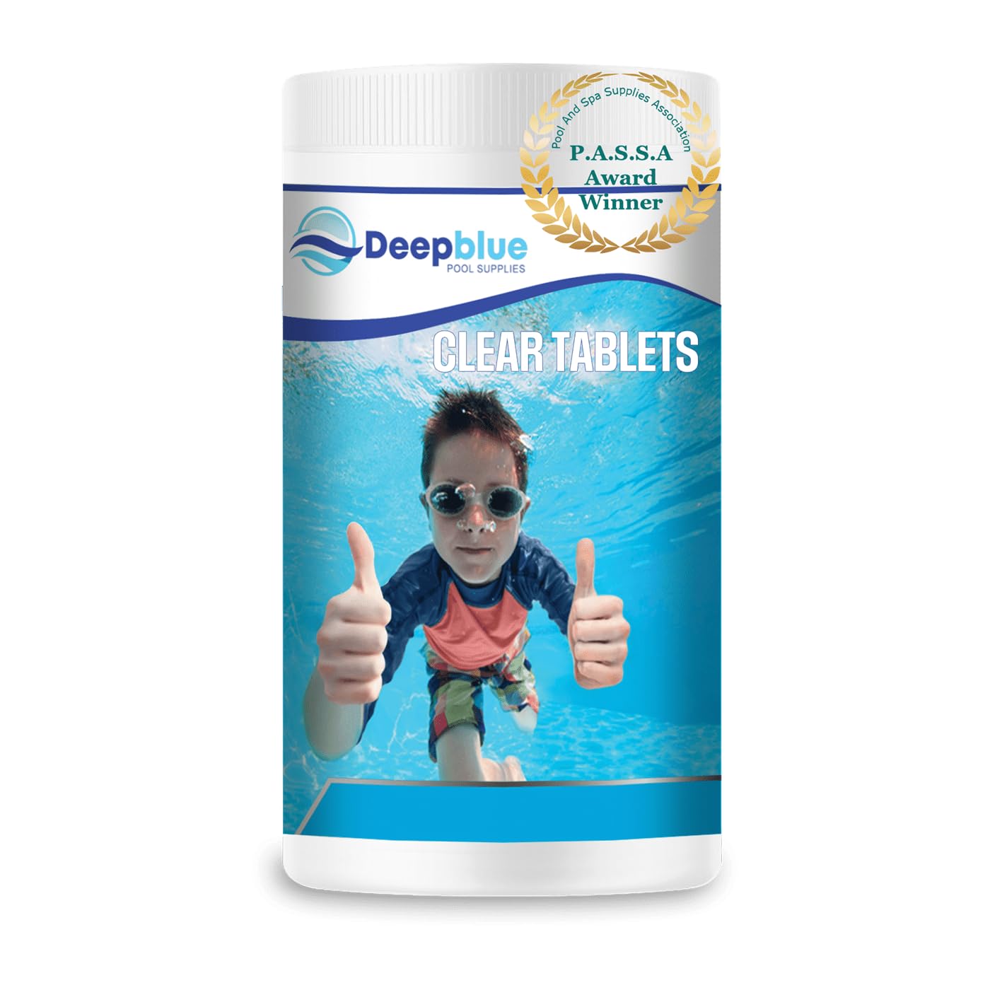 Deep Blue 12x Tubes of Relax Clear Tablets Swimming Pool Hot Tub