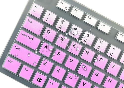 Vista 18 de Funda de teclado compatible con teclado con cable Dell KB216 KB216p, teclado inalámbrico Dell KM636, Dell Optiplex 5250 5460 7450 7050, Dell