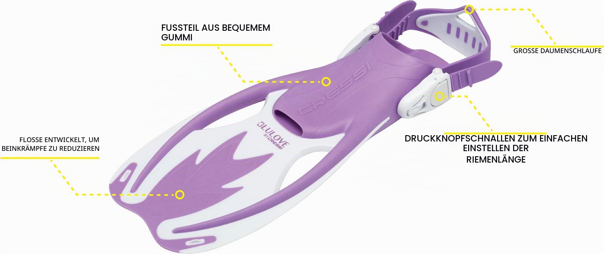 Cressi Rocks PRO Dry Set - Lilac/White [L/XL]