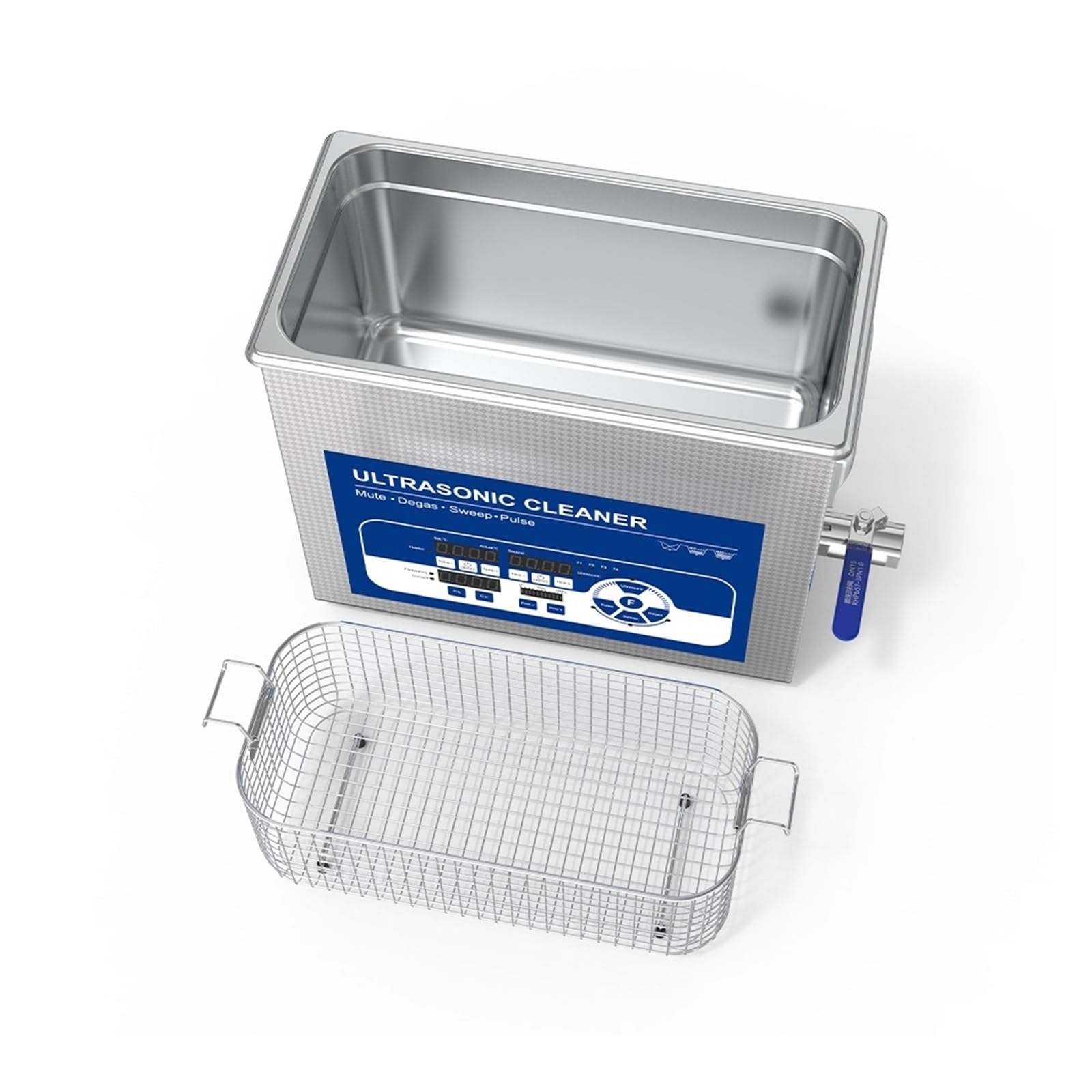Pulitore Ad Ultrasuoni 6L 150W Multifrequenza Sweep Pulse Pulizia Macchina Strumenti Chirurgici Lavatrice Efficace Pulizia Professionale(6.5L 150W 40KHz)