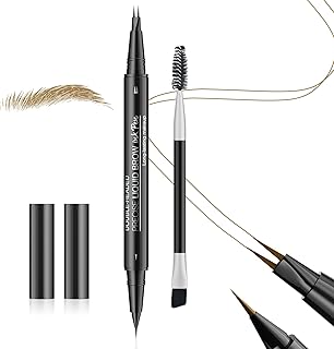 Eyebrow Pen Dual-Ended Brow Pencil with 2-For...