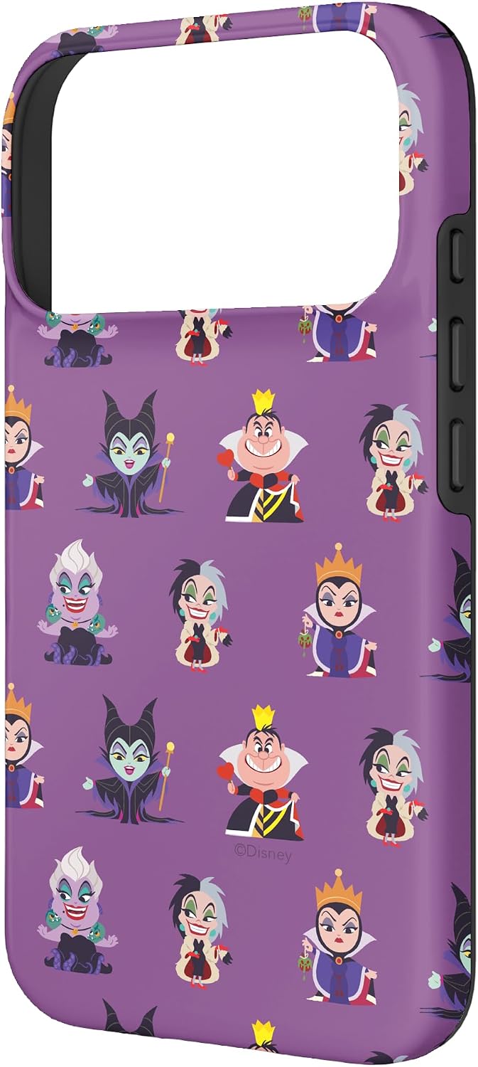 Disney Villains Kawaii Purple Case for iPhone 17 Pro
