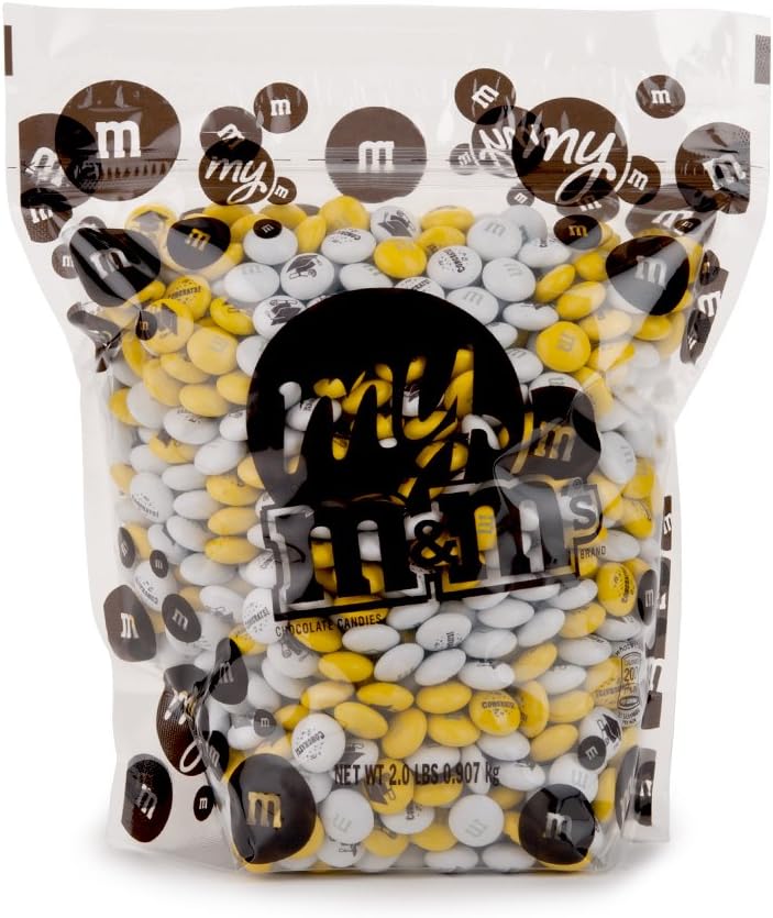 Graduation Custom M&M'S 2lb Bulk Candy Bag (Yellow)