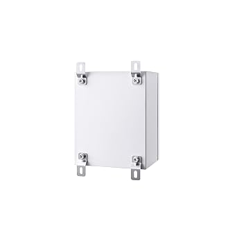 IP65 Weatherproof Metal Box Wall-Mounted Electronic Equipment Enclosure Box with Mounting Plate and Wall Bracket (10'' x 8'' x 6'')