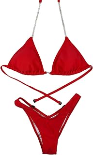 New, never worn figure practice/posing suit/competition bodybuilding bikini - Red