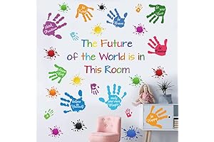 Colorful Sunday School Decorations - Inspirational Quotes Wall Decals