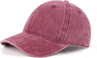 Zylioo Petite Baseball Cap for Small Heads Adult,Soft Crown Washed Dad Hat